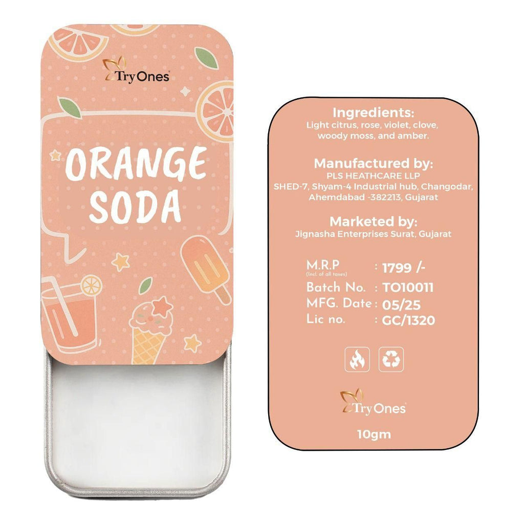 Orange Soda Solid Perfume 20 gm Pack of 2